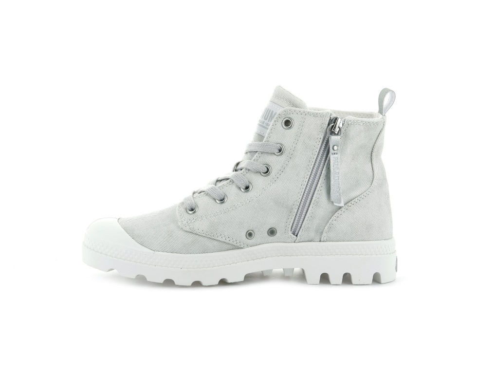 Palladium Pampa Zip Desertwash étoile Blanc