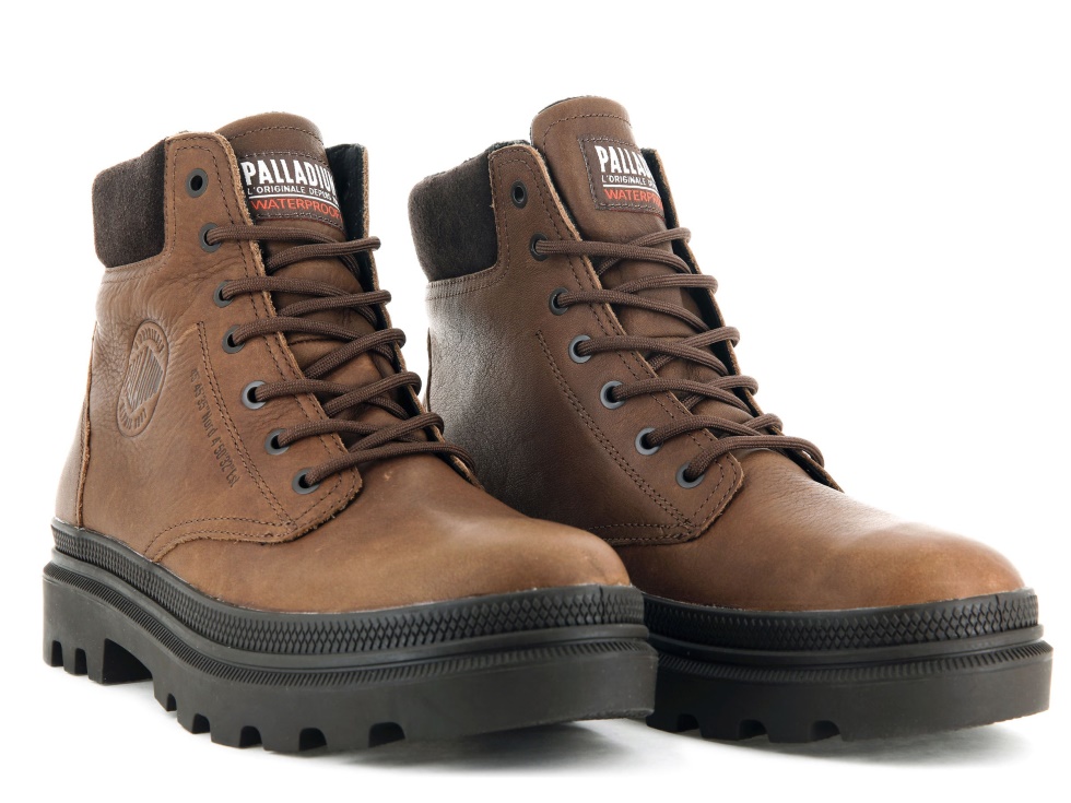 Pallatrooper Sc Wp Cire D\abeille Brun Palladium