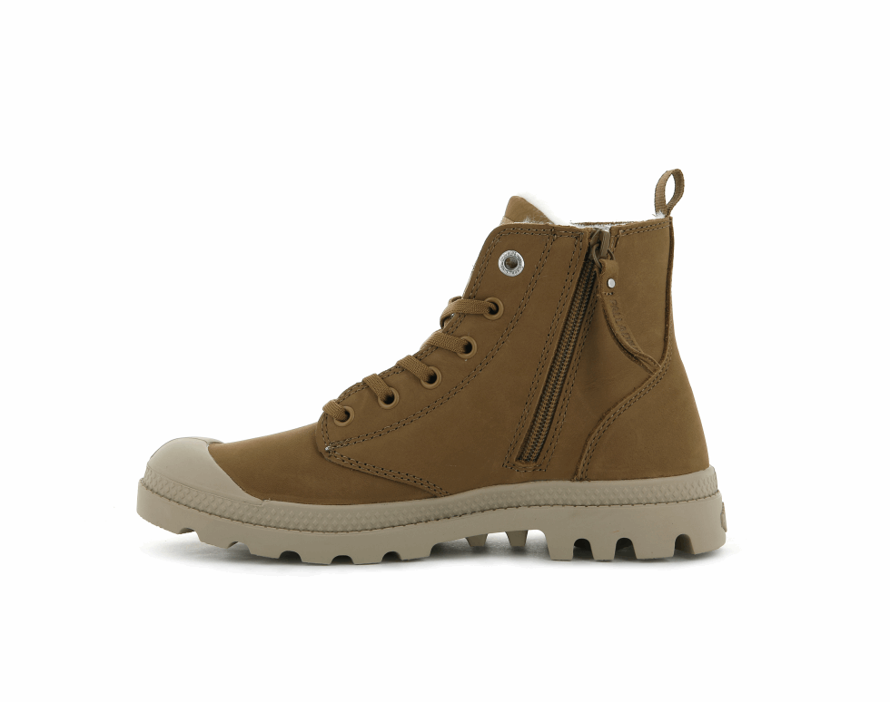 Pampa Hi Zip Wl Palladium Cher Marron
