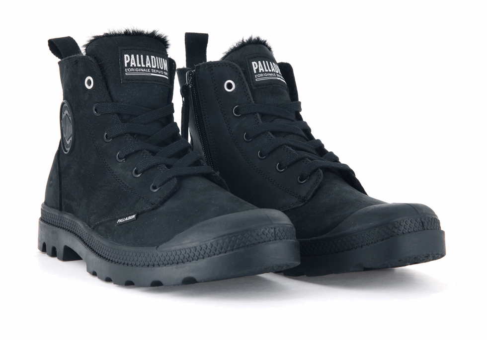 Pampa Hi Zip Wl Palladium Tout Noir