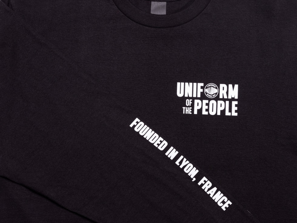 Tee Shirt Palladium Uop Long Slv Noir