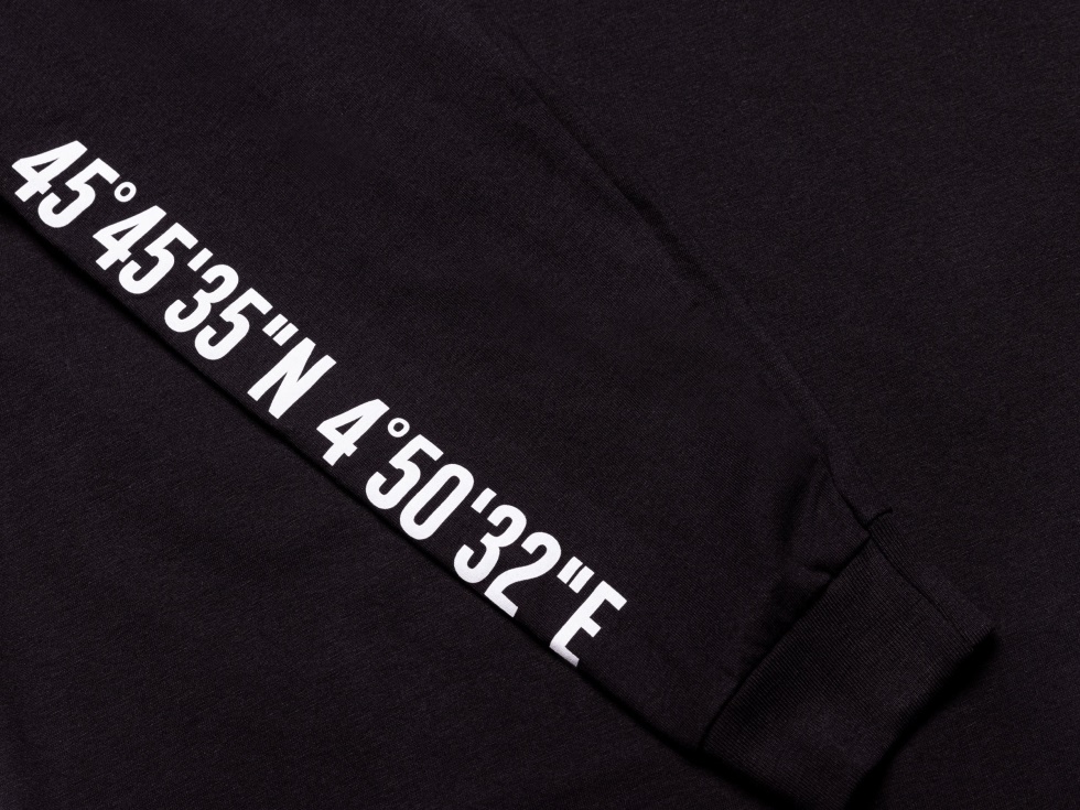 Tee Shirt Palladium Uop Long Slv Noir