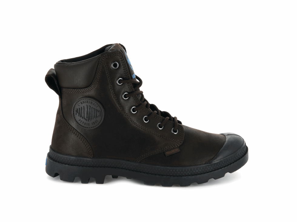 Palladium Pampa Manchette Wp Lux Chocolat